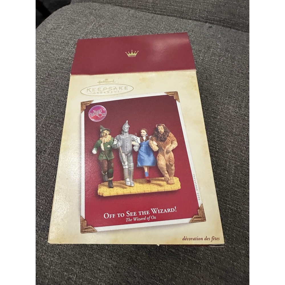 Hallmark Keepsake the Wizard of Oz Off to See the Wizard Xmas Ornament 2005